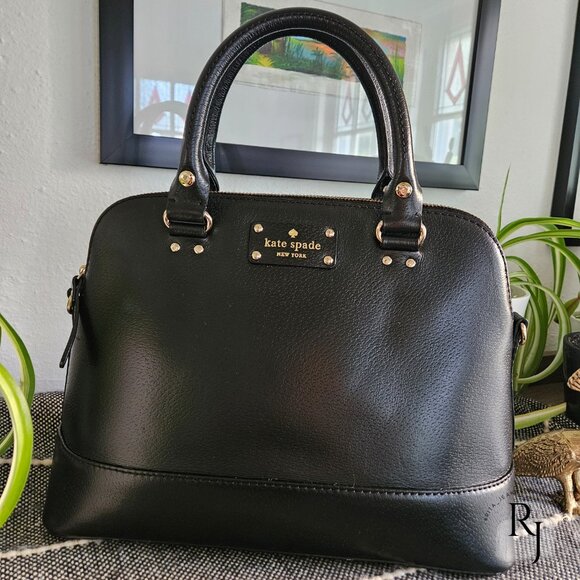 Kate Spade Wellesley Rachelle Dome Satchel Black